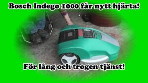 Bosch Indego 1000 får nytt batteri