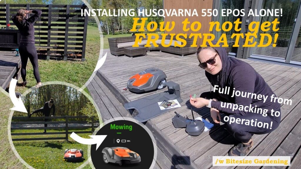 My journey with Husqvarna Automower 550 EPOS installation