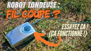 Robot tondeuse : Trouver et réparer une coupure de fil périphérique. [Parkside PMRDA]