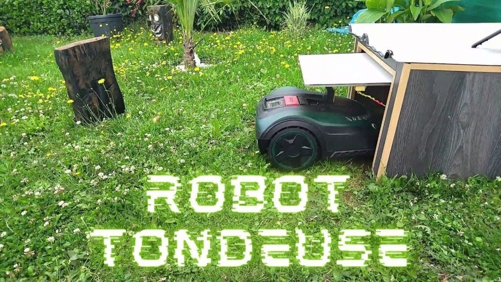 garage robot tondeuse bosch indego s+ 500