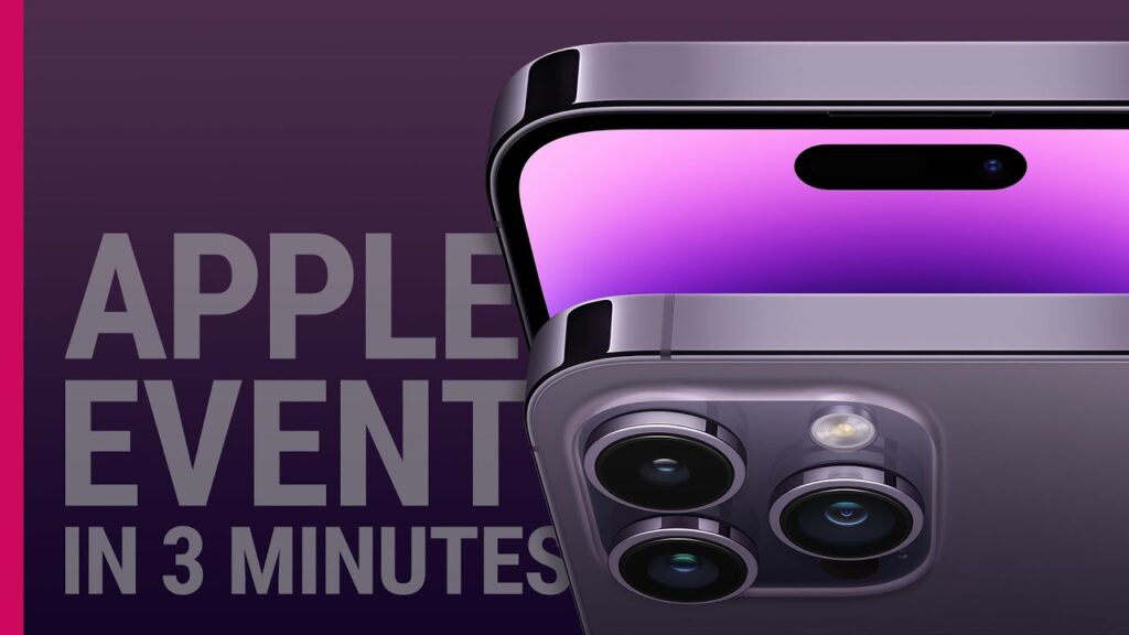 Apple's iPhone event in 3 minutes