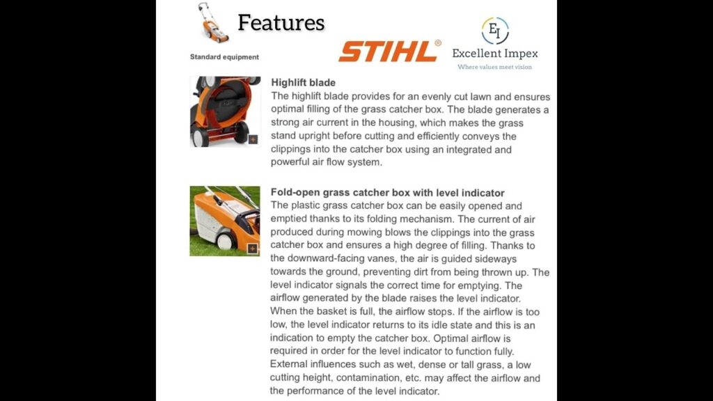 RME 235 from STIHL is available here at Excellent Impex #excellentimpex #stihl #lawnmower