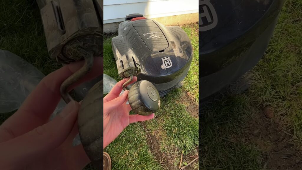 Robotic Mower Life - Replacing Caster Wheels #husqvarna #automower