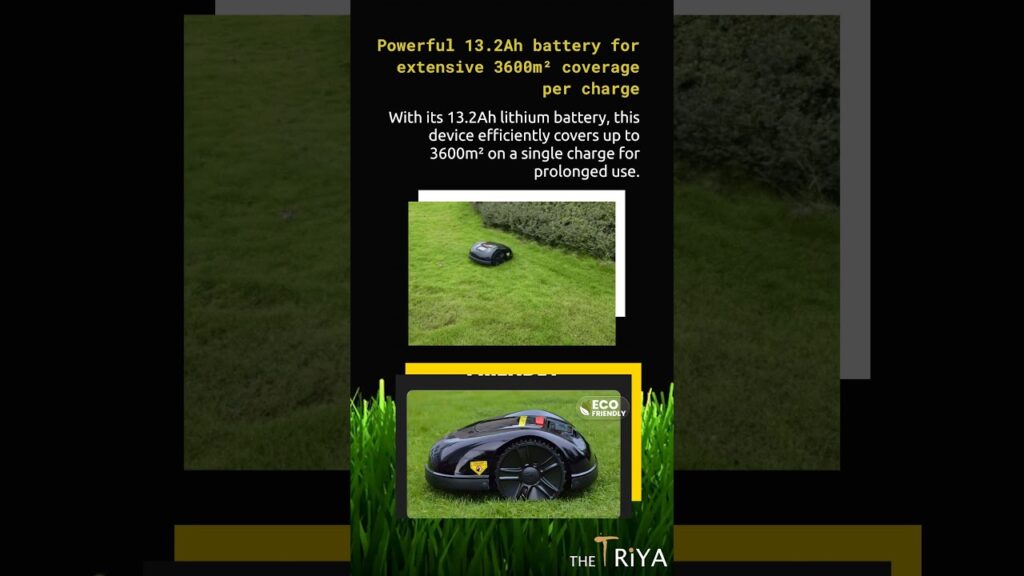 Smart Automatic Lawn Mower Robot – E1600T | Efficient & High-Capacity for Large Gardens