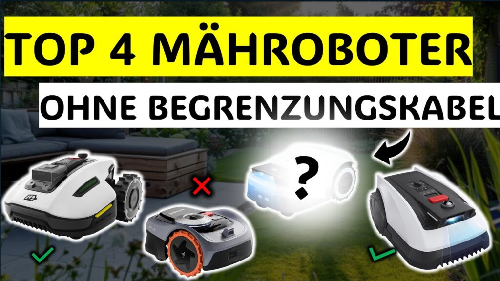 TOP 4 MÄHROBOTER ohne Begrenzungskabel 2025 ►Testsieger!