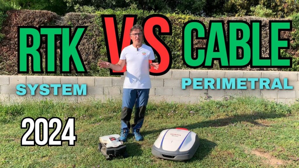 ¿Es Mejor un Robot Cortacésped con el Sistema RTK o con CABLE PERIMETRAL?
