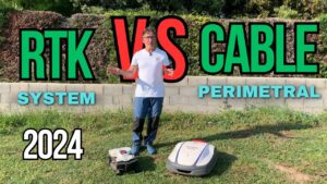 ¿Es Mejor un Robot Cortacésped con el Sistema RTK o con CABLE PERIMETRAL?