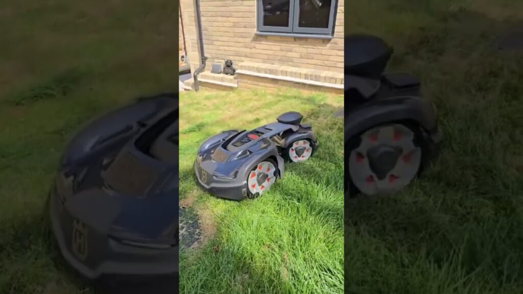 Husqvarna Automower 435x with EPOS is shaking it to the max! #automower ##lawncare #groundcare #fyp