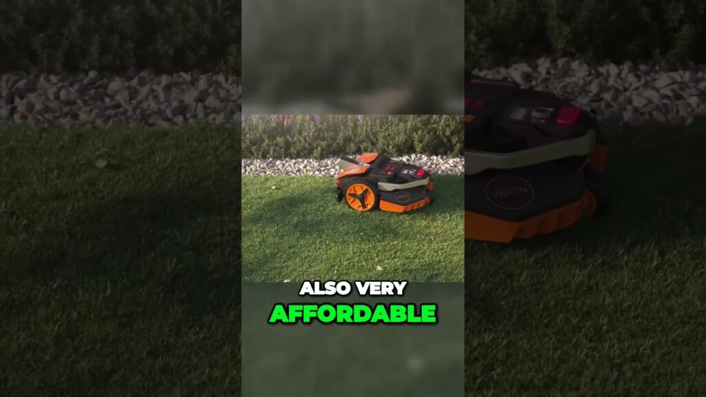 The Worx Landroid vision robot lawnmower