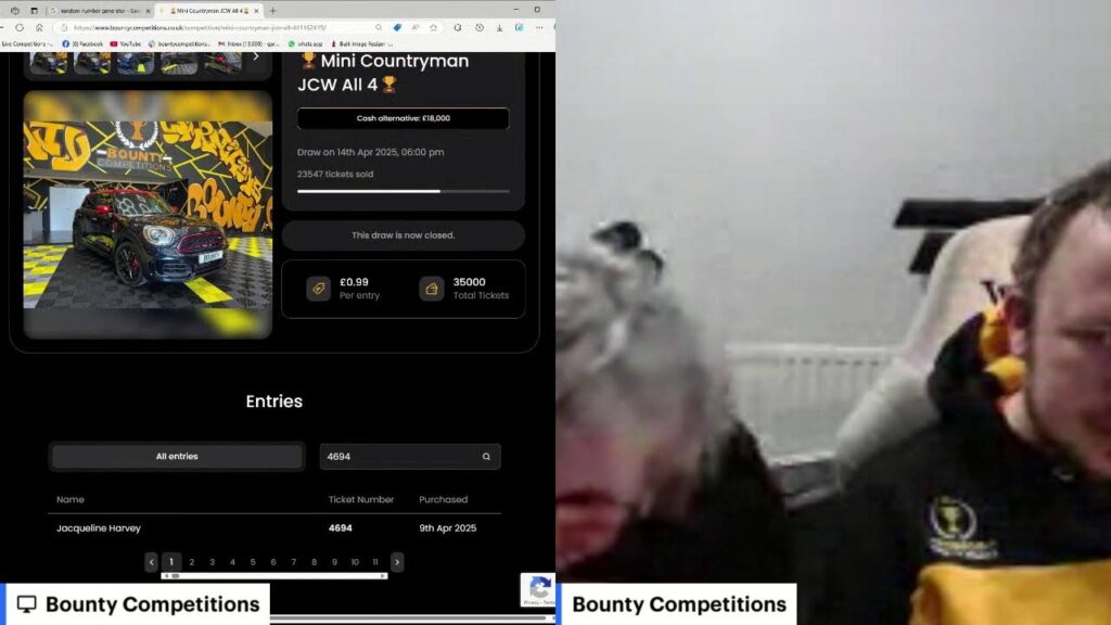 BOUNTY COMPETITIONS