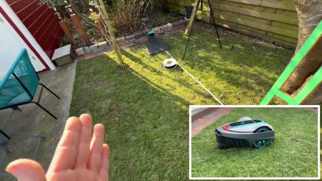 Gardena SILENO Mähroboter Installation: Leitkabel Positionierung und Verlegung im Garten Anleitung