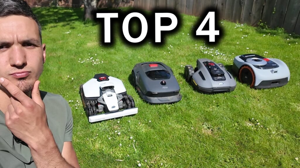 TOP 4 : Meilleur Robot Tondeuse Pas Cher de 2025