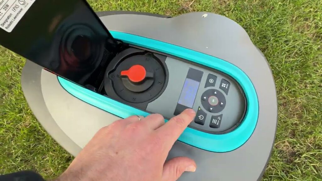 Betrieb ON Off eines Gardena SILENO City Life Smart Mähroboter Betriebsmodi, Stoppen etc. Anleitung