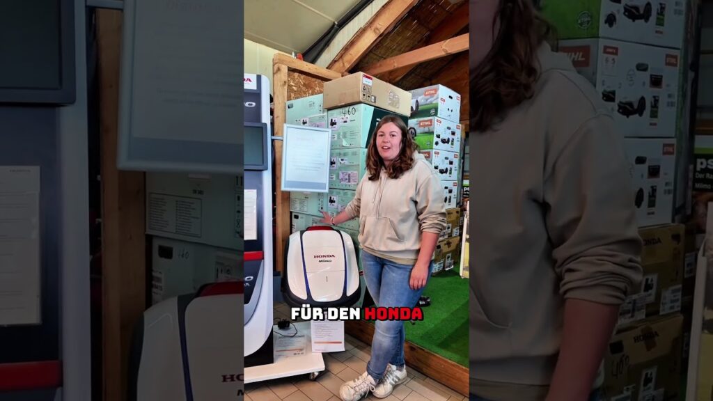 Der Rasen mäht sich jetzt von selbst mit dem Honda Miimo!Leise, smart und zuverlässig.