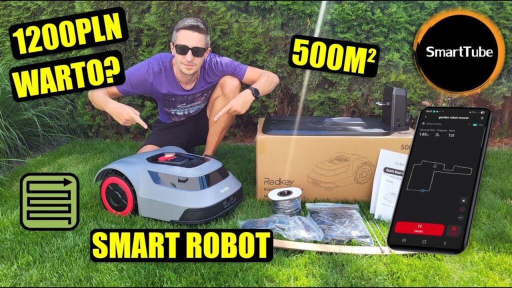 🤖🌿 Smart Robot koszący dla każdego za 1200 PLN! Redkey Anthbot Redroad MGC500 vs Bosch Indego