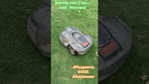 Starting year 2 with my #husqvarna #automower #415x #Robot #mower
