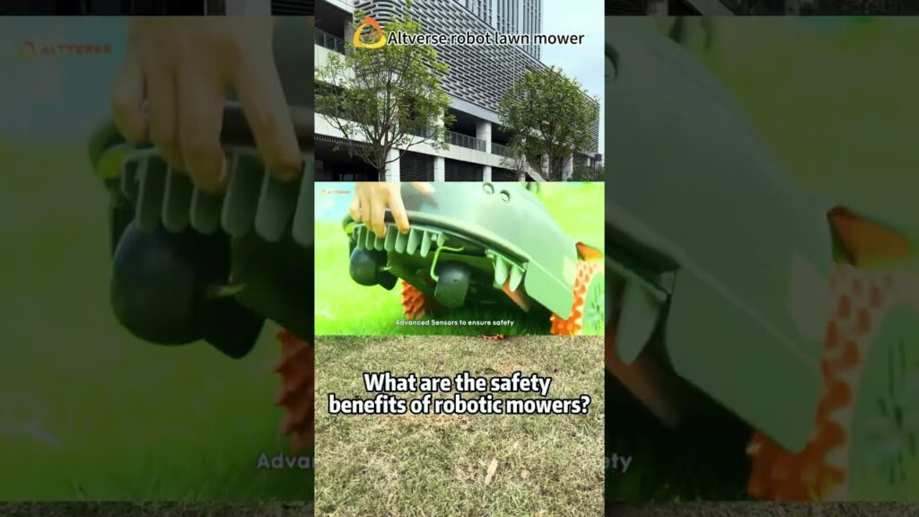 What are the safety benefits of robotic mowers? #roboticmowers #safetyrobotmower #mowerblades