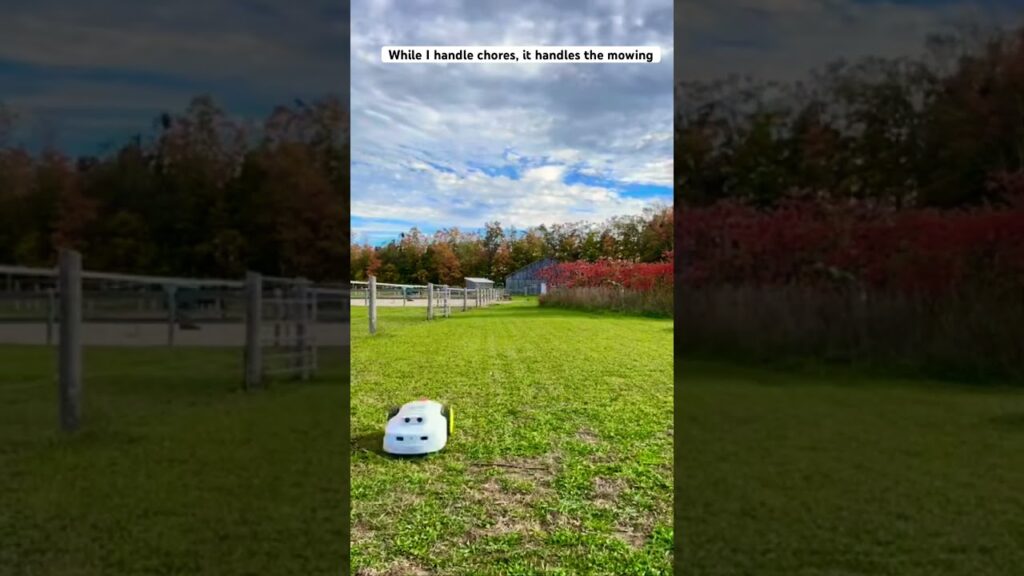 Zero effort. Full precision #bestmow #robotmower #timelapse #rtk #farmtech