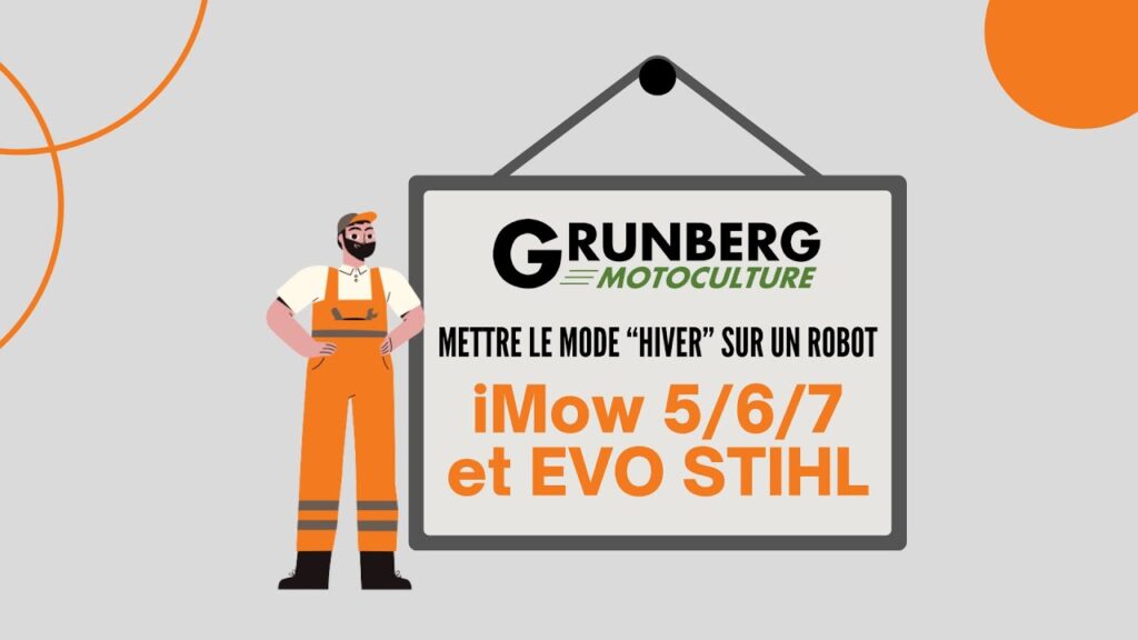 (TUTO) - Mettre en hivernage un robot tondeuse STIHL iMow®
