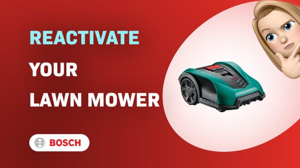 Wie man Ihren Bosch Indego 400 Rasenmäher reaktiviert